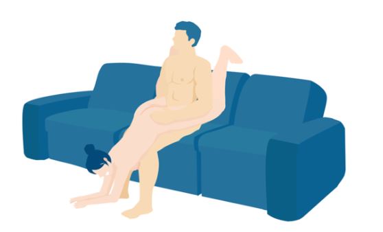 sexo en el sofá